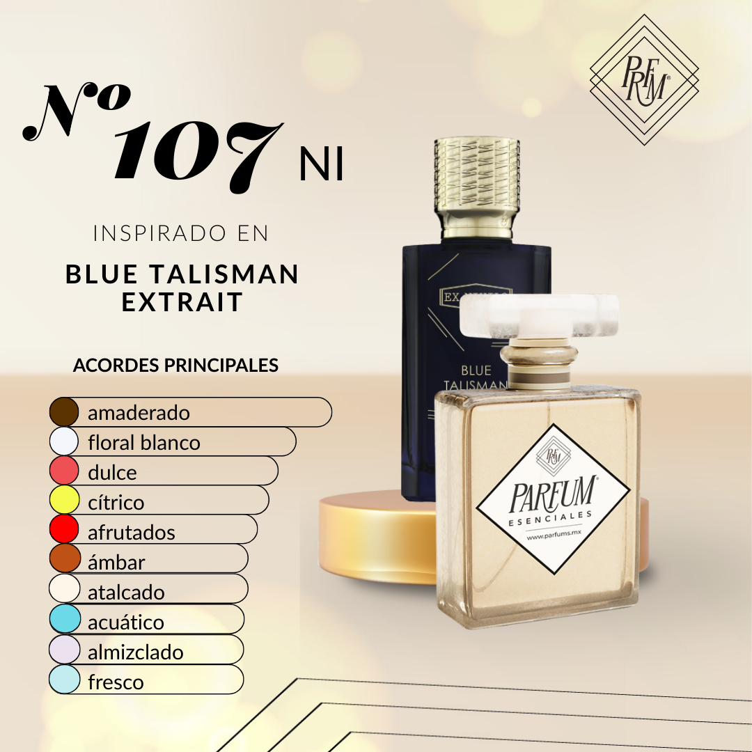 107NI Inspirado en BLUE TALISMAN EXTRAIT