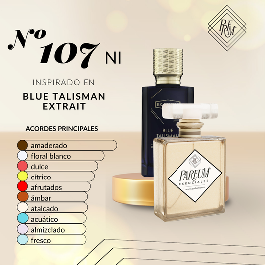 107NI Inspirado en BLUE TALISMAN EXTRAIT