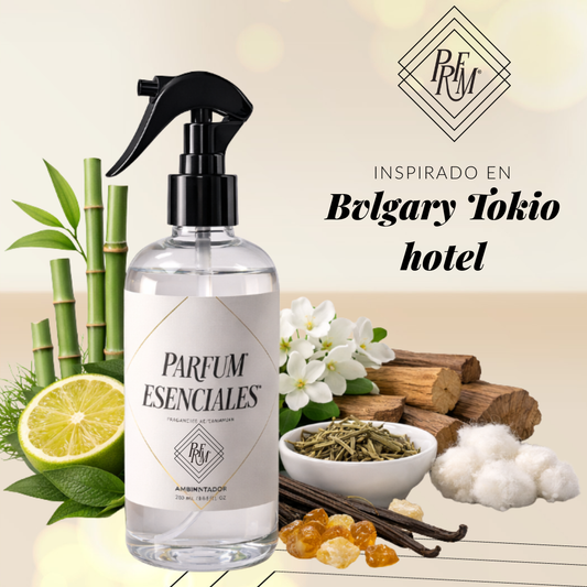 AMBIENTAL INSPIRADO EN HOTEL BVLGARI TOKIO