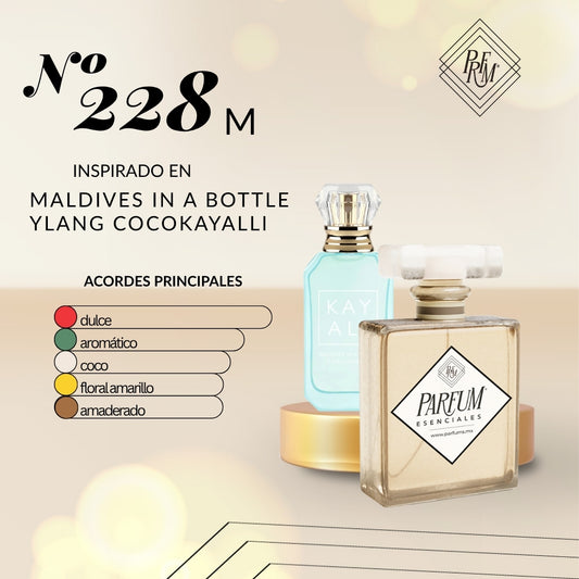 PREVENTA 228M inspirado en MALDIVES IN A BOTTLE YLANG