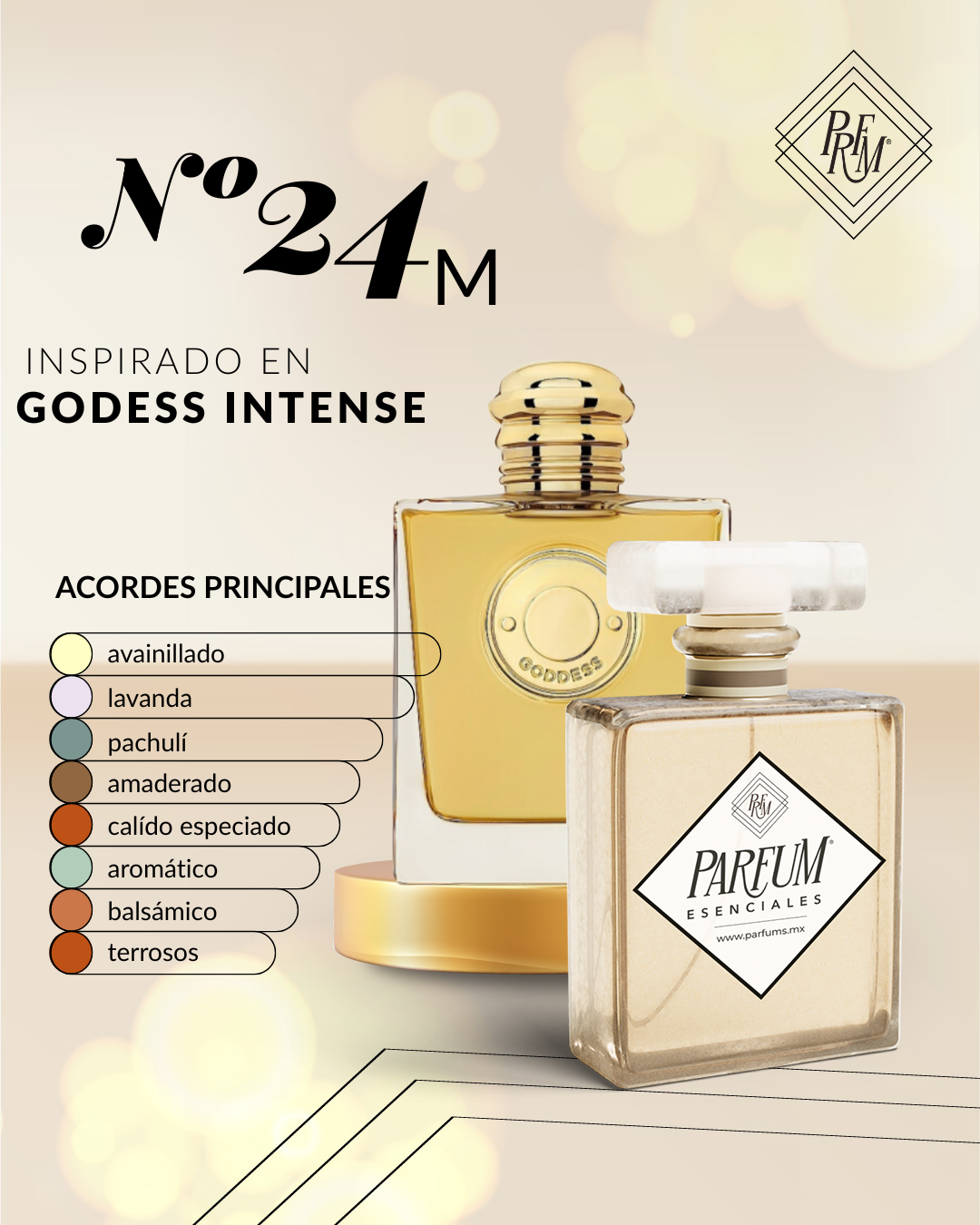 24M inspirado GODESS INTENSE