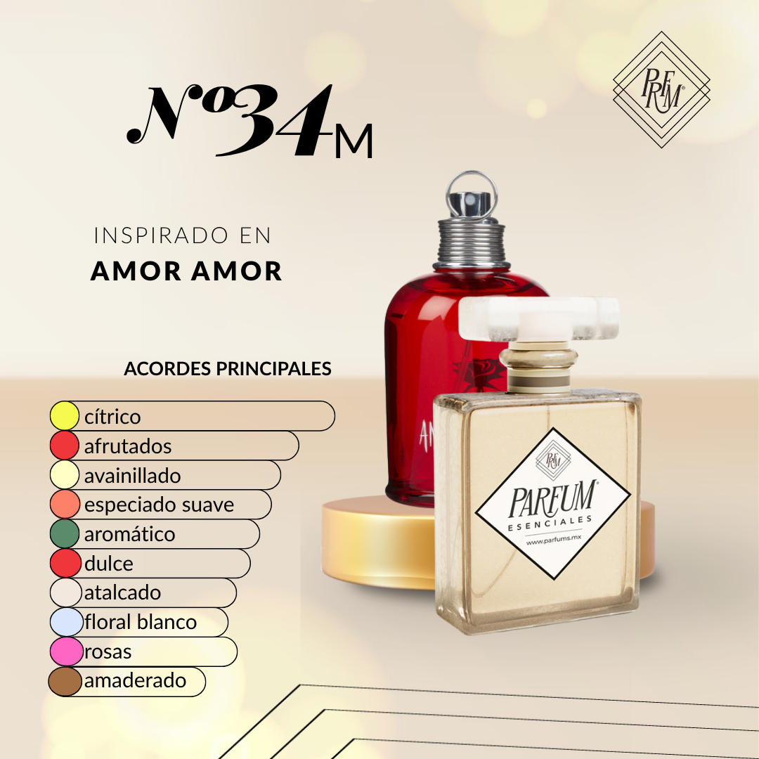 34M inspirado en AMOR AMOR FEM