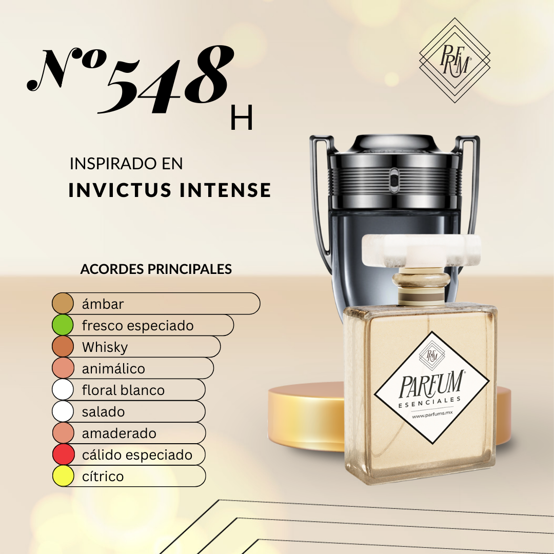 548H inspirado en Invictus Intense MAN