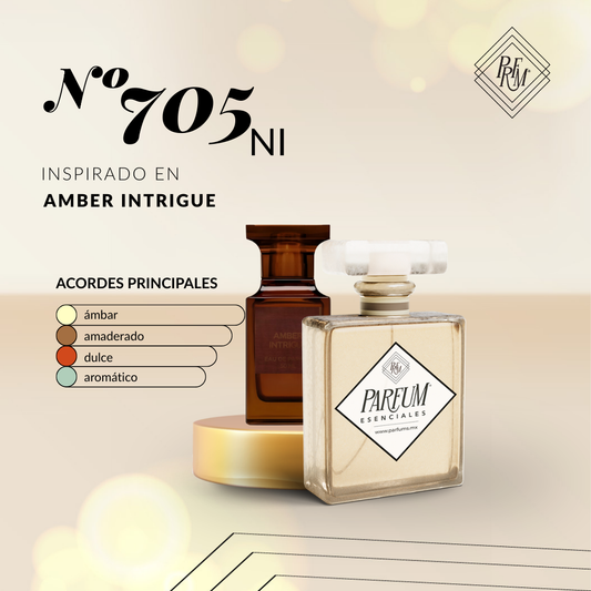 705NI- inspirado en AMBER INTRIGUE