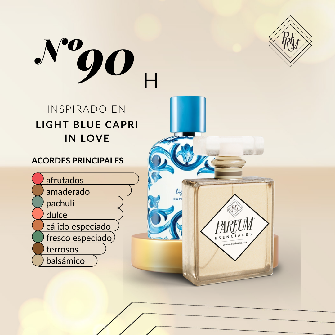 90H inspirado en LIGHT BLUE ITALIAN LOVE CAPRI