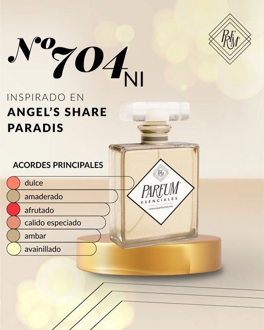 704NI- inspirado en ANGEL'S SHARE PARADIS